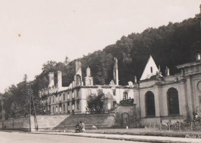 Saumur, l'ancien couvent des Oratoriens brûlé